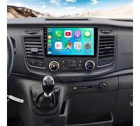 10 inch Android 15 Car Stereo for Ford Transit Custom 2018-2022, 2+64GB Touch Screen Display Radio Multimedia Player Head Unit with CarPlay Android Auto GPS Navigation Bluetooth Wifi SWC Split Screen