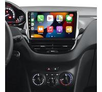 10 inch Android 15 Car Stereo Radio for Peugeot 208/2008 2012-2018 Head Unit GPS Navigation Touchscreen 2 Din Car Radio Upgrade Wireless Carplay Android Auto Bluetooth FM/RDS Backup Camera 4+64G