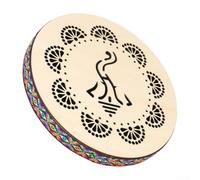 10 Inch Brook Drum Handcrafted Wooden Frame Drum Simulating Stream Sounds for Music Therapy Stress Relief Mindfulness Tool
