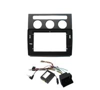 10 Inch Car Radio Fascia Frame Audio Dash Panel DVD Player Installation For VW For Touran 2004-2008 OOPUHKSY(FrameB Cable Canbus)