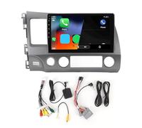 10 Inch Car Stereo Multimedia Navigation System Fit for Civic 2006 to 2011, 2GB 32GB ROM Touch Screen with Bluetooth 5.0, WiFi, GPS, and Mobile Interconnection Support for