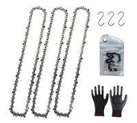 10 Inch Chainsaw Chain Replacement for Greenworks PS80L210,PS80L00,PS60L210,PS60L00, PS60L01,PS60L211 Pole Saw(3 Chains)