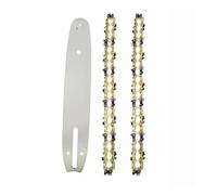 10 Inch Chainsaw Chain Replacement Guide Bar 3/8" LP Pitch .050" Gauge 40 Drive Links for Remington for Sunjoe for Greenwork for Craftsman(1 Set)