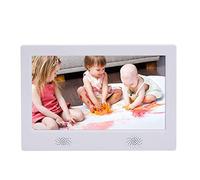 10 Inch Digital Photo Frame, Advertising Media Player 16:9 Digital Picture with High Resolution LED Screen & Remote Control and Auto On/Off Timer Gift