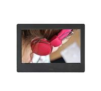 10 inch digital photo frame HD electronic photo album narrow picture music video playback display electronic gift multi-function digital photo frame advertising,Black