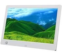 10 Inch Digital Photo Frame With Motion Sensor Function 1024 * 600 High Resolution Support SD Card/U Disk Timing Switch,White,Friendly32