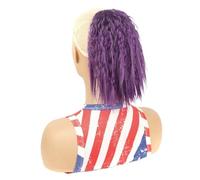 10 Inch Drawstring Ponytail Extension For Black Women,Short Wavy Curly Ponytails Fluffy Natural Looking,Pony Tails Synthetic Hairpiece for Daily Use(73C)
