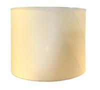 10 Inch Drum Lampshade for Ceiling and Lamp - Universal BC/ES Fitting, Modern Neutral Shade for Living Room & Bedroom - Pendant, Table, or Floor Lamp Compatible (Cream)