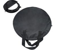 10 Inch Drum Practice Pad Carry Bag - Waterproof Durable Oxford Cloth with Reinforced Handle, Shockproof Protective Storage for Rehearsals, Performances & Home Practice, Black Snare Drum Case (2)