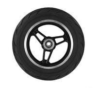 10 Inch Electric Scooter 10x2 125 Solid Tyre with Hub Assembly Fits Electric Mobility Devices Featuring Disc Brake and Various Bearing Sizes (12mm)