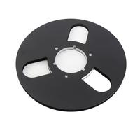 10 Inch Empty Tape Reel with Aluminum Alloy, Universal Reel For 1/4 Inch Tape, For NAB Tape Recorder Accessories (Black)