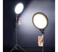10 Inch Full Screen Ring Light with 70.8 Inch Tripod Stand & Bluetooth Remote, Dimmable LED for iPhone & Android, Perfect for Live Streaming, Video Recording, TikTok, YouTube, Content Creation