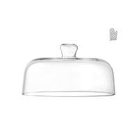 10 Inch Glass Microwave Splatter Cover, 5" Extra Tall Microwave Plate Cover , Food-Grade,Microwave Cover,Dishwasher Safe