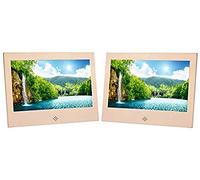 10-Inch Gold Digital Photo Frame - Electronic Photo Frame With Human Body Sensor Metal Casing, Hd Video Advertising Player (10 Inches Gold)
