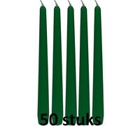 10 Inch Green Tapered Dinner Candles (1)