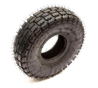 10 Inch Heavy Duty 4.10/3.50-4 Tyre Mobility Scooter 4 Ply Block Tread Pneumatic Replaces 410/350-4, 4.10-4, 4.00-4, 3.50-4