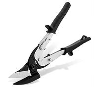 10 Inch Heavy Duty Cutters Iron Sheet Scissors, Cr Molybdenum Steel Metal Snips Industrial Grade Tool for DIY HVAC and Metalworking with Safety Lock and Ergonomic Grip