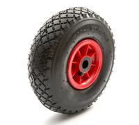 10 Inch Heavy Duty Pneumatic Wheel & Tyre 250mm 10" Sack Hand Truck Bent Valve