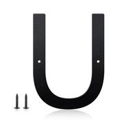 10 Inch House Numbers and Metal Letters for Outdoor Signs, House Numbers for Outside, Aluminum Address Letters and Numbers for Door, Mailbox, Garden, Perfect for Home or Office (Letter U)