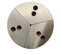 10 inch Hydraulic Fan-Shaped Jaws with 3 Soft Jaws Suitable for Hydraulic and Pneumatic Chucks(10 inch 42mm high)
