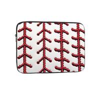 10 inch Laptop Case Baseball Softball Red Laces Laptop Sleeve Computer Bag Water Resistant Computer Case Carrying Cover Compatible for Men Women