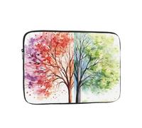 10 inch Laptop Case Beautiful Four Season Tree Laptop Sleeve Computer Bag Water Resistant Computer Case Carrying Cover Compatible for Men Women