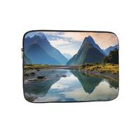 10 inch Laptop Case Fiordland National Park Laptop Sleeve Computer Bag Water Resistant Computer Case Carrying Cover Compatible for Men Women