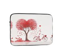 10 inch Laptop Case Romantic Heart Tree Laptop Sleeve Computer Bag Water Resistant Computer Case Carrying Cover Compatible for Men Women