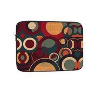 10 inch Laptop Case Shapes and Circles Laptop Sleeve Computer Bag Water Resistant Computer Case Carrying Cover Compatible for Men Women