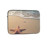 10 Inch Laptop Sleeve Bag Waterproof Shockproof Laptop Case Bag 3D Beautiful Starfish On Beach Sand Computer Skin Bags Lightweight Tablet Carrying Case