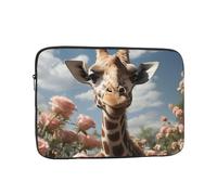 10 Inch Laptop Sleeve Bag Waterproof Shockproof Laptop Case Bag Beautiful Giraffe Lightweight Tablet Carrying Case