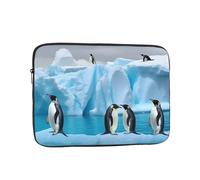 10 Inch Laptop Sleeve Bag Waterproof Shockproof Laptop Case Bag Penguins On The Iceberg Computer Skin Bags Lightweight Tablet Carrying Case