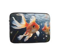 10 Inch Laptop Sleeve Bag Waterproof Shockproof Laptop Case Bag Small Goldfish Swimming in The Water Computer Skin Bags Lightweight Tablet Carrying Case