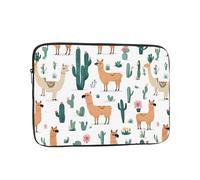 10 Inch Laptop Sleeve, Soft Protective Case With Cute Alpaca Llama Print,Slim Lightweight Bag Specially Compatible With 10 Inch Macbook, Fits Some Pc Notebook
