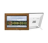 10-inch LED LCD Digital Photo Frame, Wooden Electronic Advertising Machine, Multi-functional Smart Cloud Photo Frame