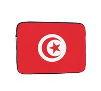 10 inch Light Computer Bag, Exquisite Tunisian flag Print Pattern, Suitable for Business Travel, Work, Commuting
