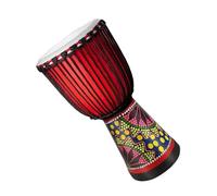 10-Inch Mahogany African Drum Goatskin Drum Head Percussion Djembe Drum African Drum for Beginners (Color : D)