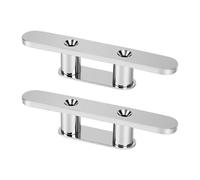 10 Inch Marine Dock Cleat Set Premium Stainless Steel Boat Mooring Cleats for Yachts Ships 2PCS
