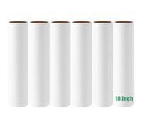 10 inch Mega Lint Roller Refills for Evercare Pet Mega Lint Roller and Leo Cleaning Roller, 10'' Wide Extra Sticky Large Roller Refill for Removing Pet Hair on Floor Carpet, 3 Pack Total 180 Sheets