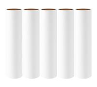 10 inch Mega Lint Roller Refills Only, Extra Large Sticky Roller Refills Compatible with Evercare Layers Leo MegaClean Smart Design Floor Lint Rollers, 60 Sheets/Roll Pack of 5 Rolls Total 300 Sheets