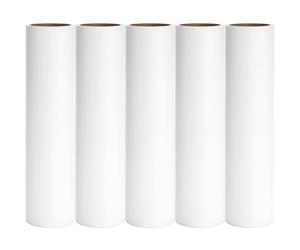 10 inch Mega Lint Roller Refills Only, Extra Large Sticky Roller Refills Compatible with Evercare Layers Leo MegaClean Smart Design Floor Lint Rollers, 60 Sheets/Roll Pack of 5 Rolls Total 300 Sheets