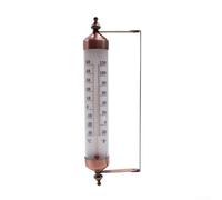 10 Inch Metal Outdoor Indoor Thermometer With Clear Dual Scale Reading In Fahrenheit And For Celsius Suitable For Home Garden Yard Patio Pool Office Building Hotel School Store Warehouse No Power