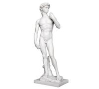 10 Inch Michelangelo's David Nude Replica Resin Statue Figurine by PTC