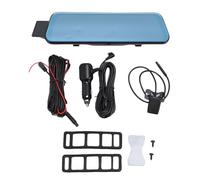 10 Inch Mirror Dash Cam, Touch Screen Rear View Mirror Camera for Cars, HDR, Night Vision, Parking Assistance for Six Major Voice Commands Backup Camera for Car