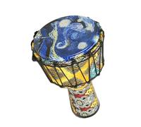 10 Inch No Tuning African Hand Drum PVC Djembe Drum Beginner African Drums African Drum for Beginners (Color : E)