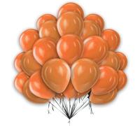 10 Inch Orange Balloons Strong Latex Balloons for Birthday Engagement Wedding Anniversary Baby Shower Bridal Festivals Graduation Party Decorations 30 pcs Balloon Pack