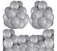 10 inch Pastel Grey Balloon Mini Balloons,100 Pcs Small Balloons Decorations Christmas Party Balloons.Thick Balloon Helium Balloon.for Wedding Engagement Birthday Baby Shower Party