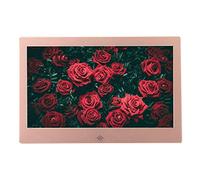 10 Inch Photo Frame, Ultra Thin Picture Frame1240X600 High Resolution Full Ips Display - With Remote Control,Support Usb And Sd Card,Rose Gold-10"
