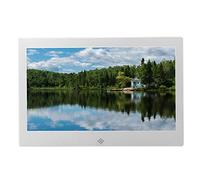 10 Inch Photo Frame, Ultra Thin Picture Frame1240X600 High Resolution Full Ips Display - With Remote Control,Support Usb And Sd Card,Silver-10"