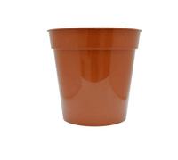 10 Inch Plastic Flower Planter Pot - Terracotta
